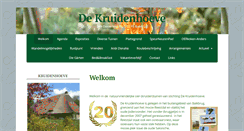 Desktop Screenshot of kruidenhoeve.nl