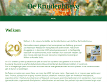 Tablet Screenshot of kruidenhoeve.nl